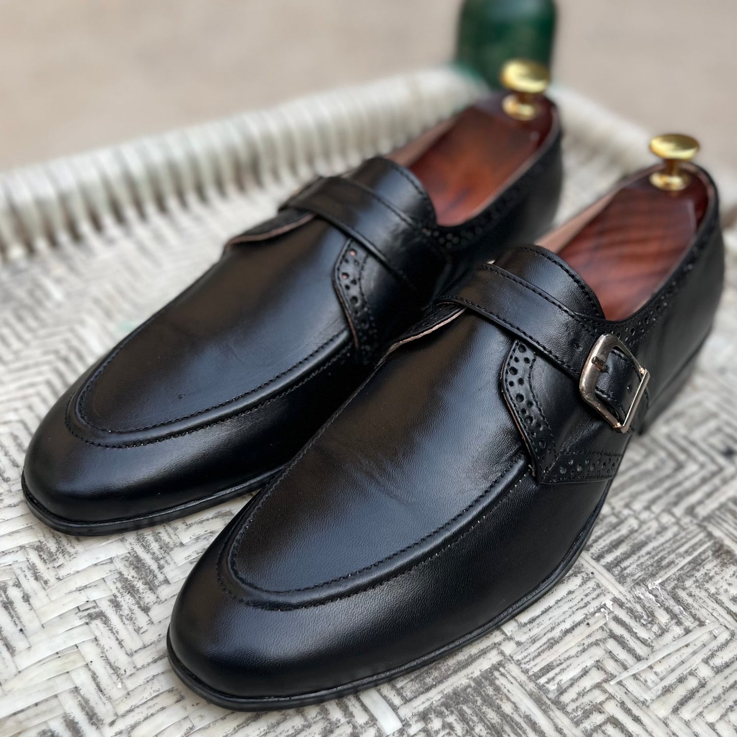 Black Analine Formal Leather Loafers